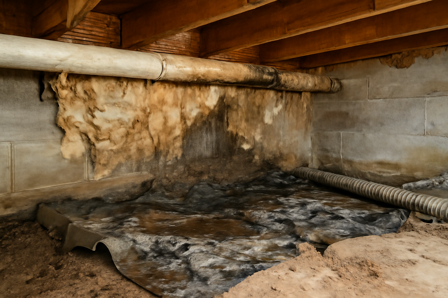 Crawl Space Water Damage Repair in Wilson, PA