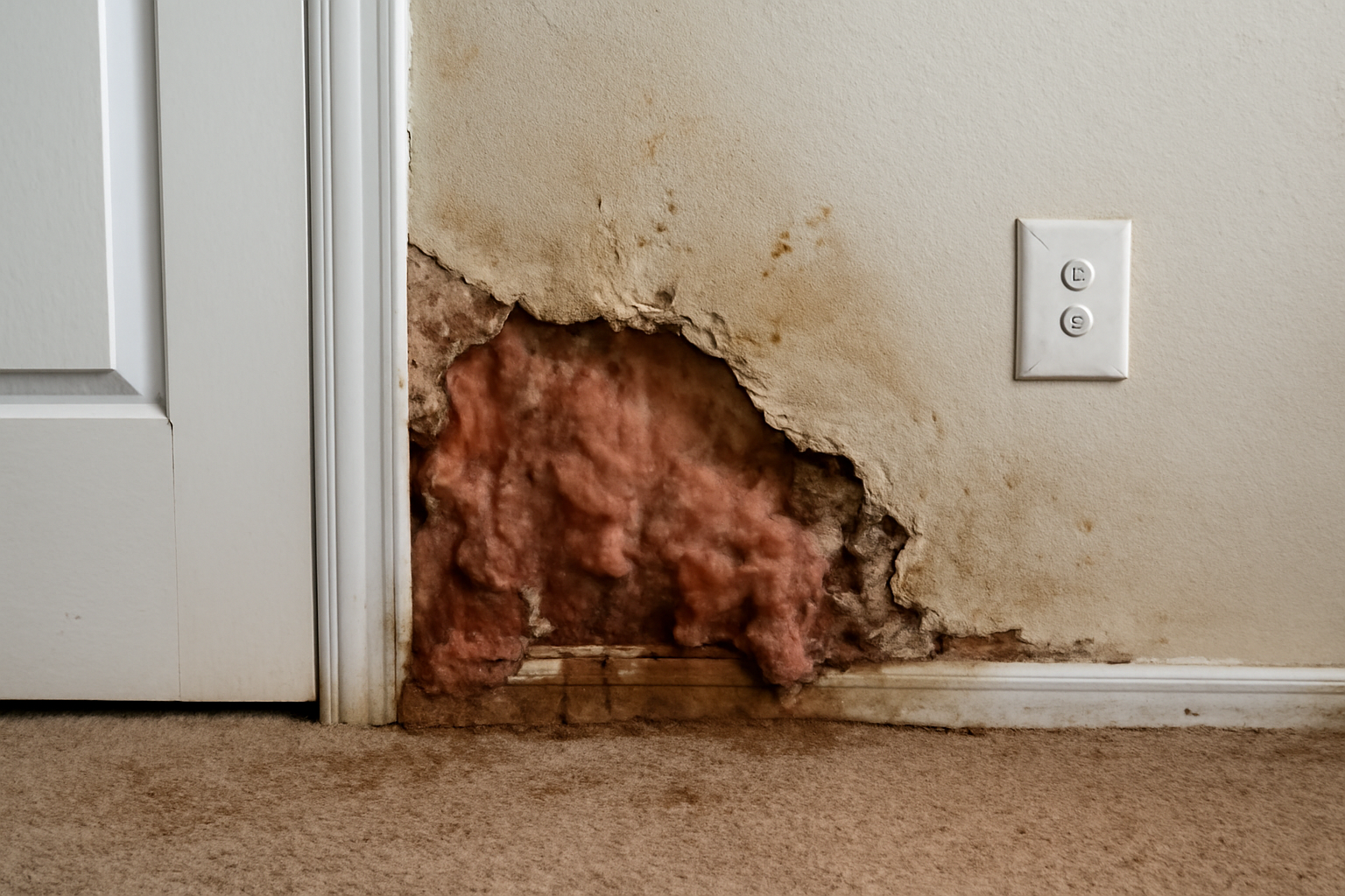 Insulation Water Damage Restoration in Hazleton, PA