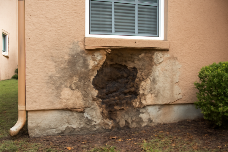 Stucco Water Damage Repair