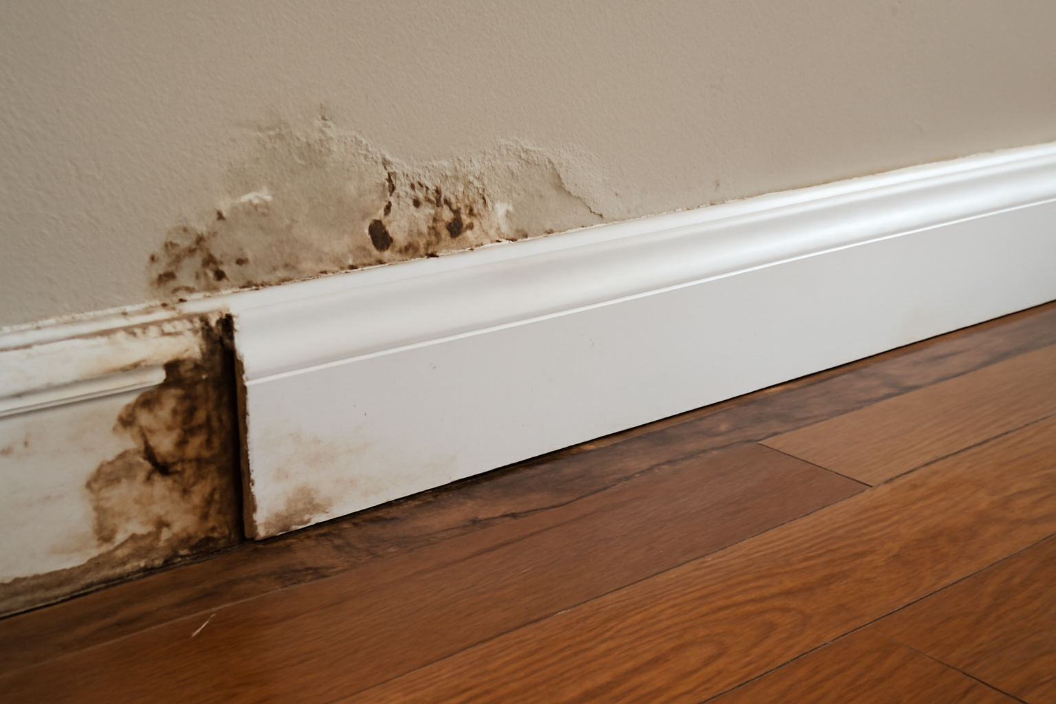 Trim & Baseboard Replacement After Water Damage in Belvidere, NJ