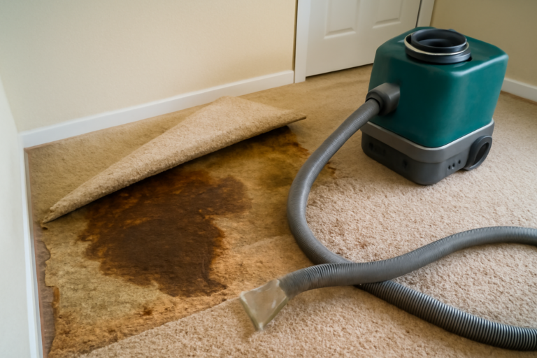 Under Carpet Water Extraction